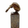 Miguel Fernando Lopez (Milo) Abstract Bronze Sculpture - Dive - Signed Milo Contemporary Art