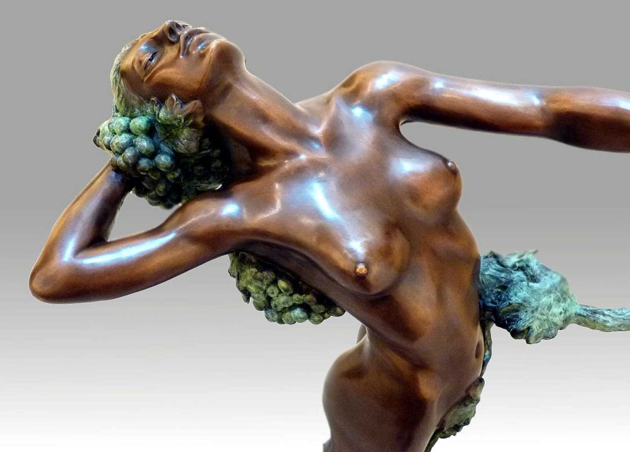 Harriet Frishmuth Large Bronze Sculpture - The Vine (1921) - Harriet Frishmuth Contemporary Art