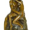 Auguste Rodin Large Bronze Sculpture - The Kiss - Signed Auguste Rodin Garden Statues