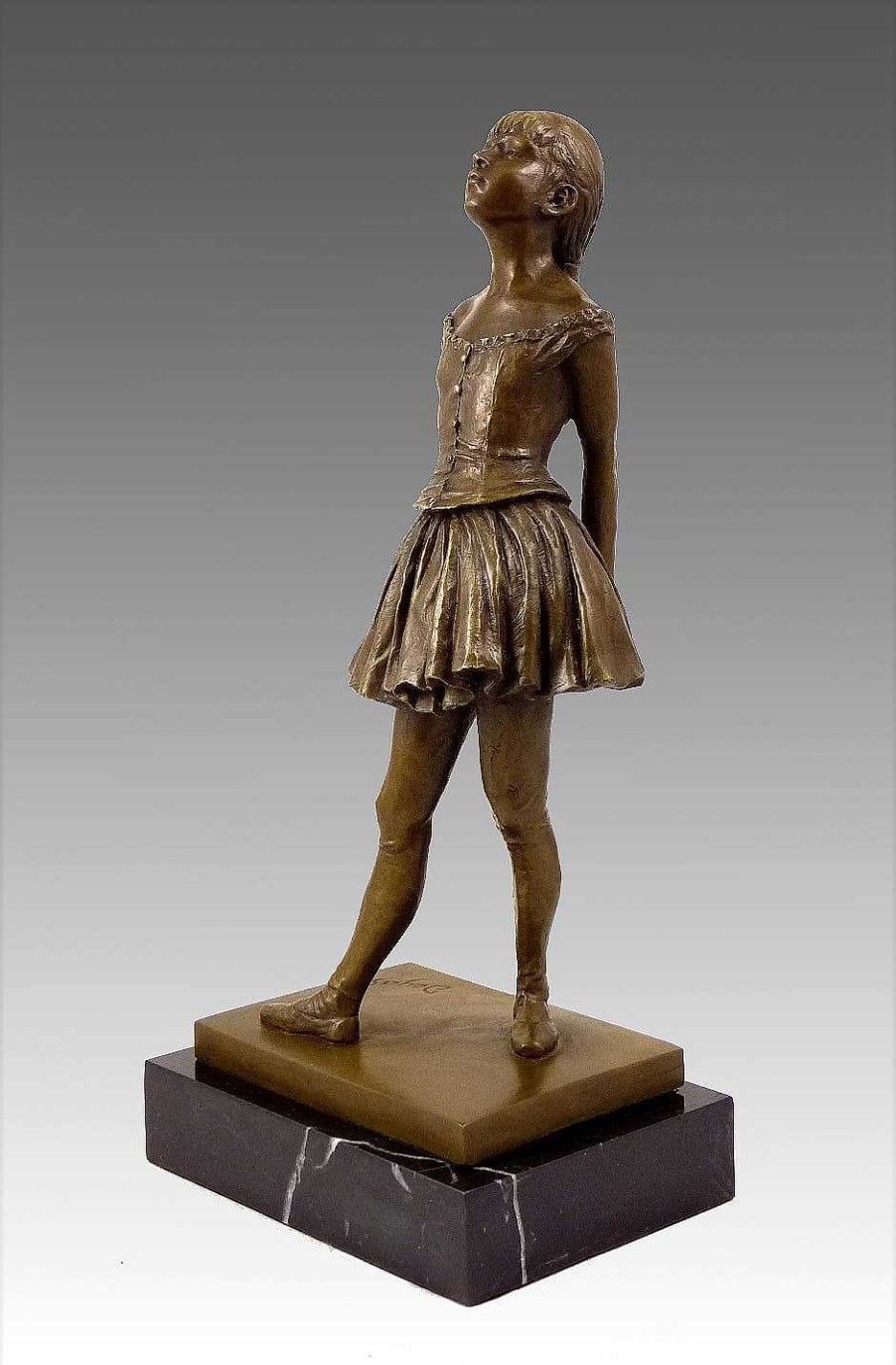 Edgar Degas Bronze Sculpture Little Dancer Of Fourteen Years - Sign. Edgar Degas Contemporary Art