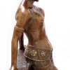 Miguel Fernando Lopez (Milo) Art Deco Bronze Egyptian Girl On Marblebase Signed Milo Erotic Nudes - Vienna Bronze