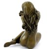 Miguel Fernando Lopez (Milo) Erotic Art / Vienna Bronze Statue - Striptease - Signed By Milo Erotic Nudes - Vienna Bronze