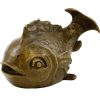 Miguel Fernando Lopez (Milo) Bronze Art - Cute Globefish - Koi, Signed Milo Contemporary Art