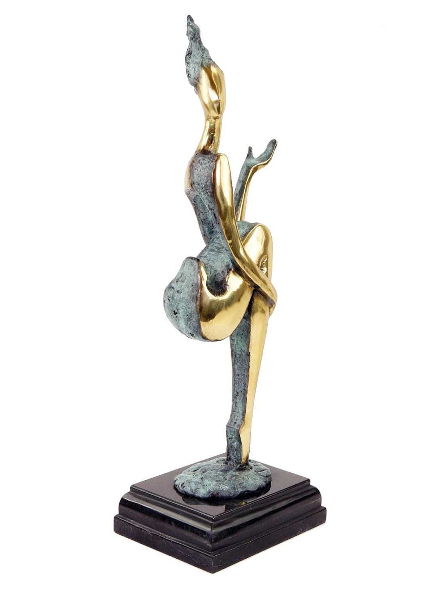 Kunst & Ambiente Abstract Bronze Nude - The Sitting One Ii - Signed M. Nick Contemporary Art