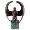 Kunst & Ambiente Angel Nude Figurine - Contemporary Bronze Male Nude - Erotic Angel Contemporary Art