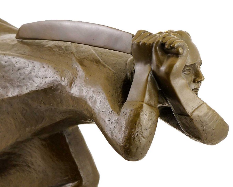 Ernst Barlach Bronze Sculpture - The Avenger (1914) - Ernst Barlach Contemporary Art