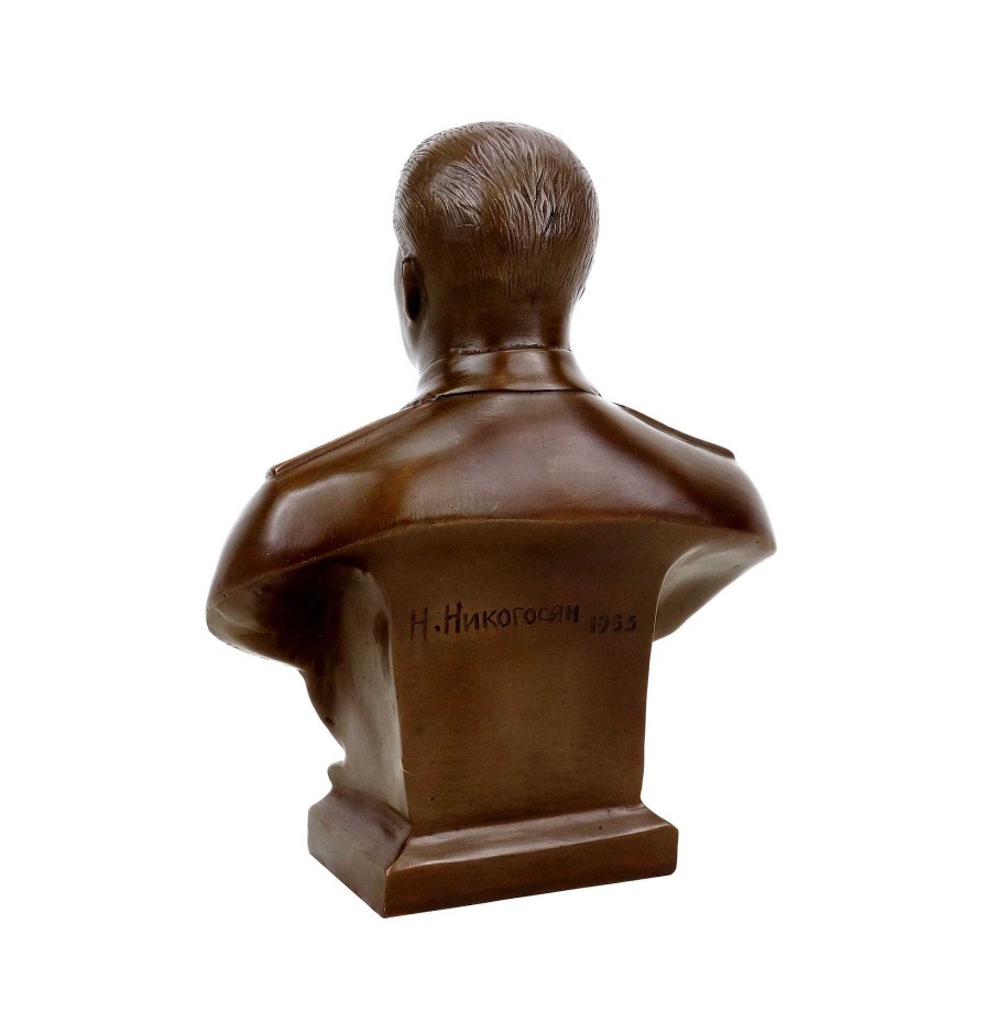 Kunst & Ambiente Josef Stalin Bronze Bust (1953) - Bronze Bust - Buy Militaria Military Statues