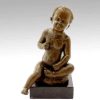 Wilhelm Lehmbruck Wilhelm Lehmbruck Bronze - Sitting Boy - Signed 1910 Contemporary Art