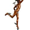 Kunst & Ambiente Hermes - Messenger Of The Gods - Bronze - Signed Giambologna Garden Statues