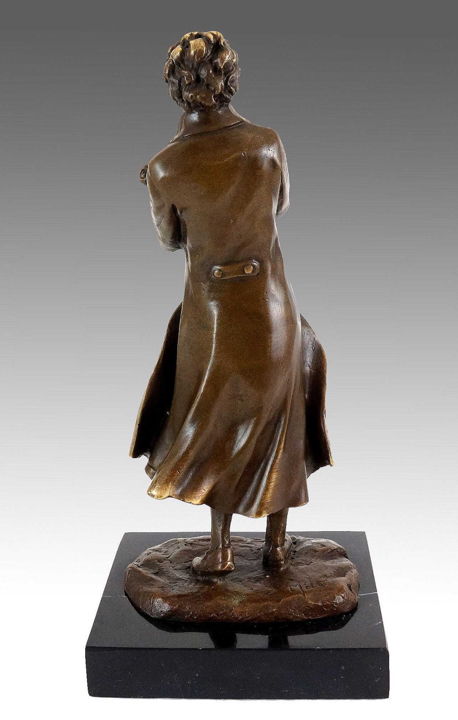 Miguel Fernando Lopez (Milo) Bronze Figure - Composer - Franz Peter Schubert - Milo Contemporary Art