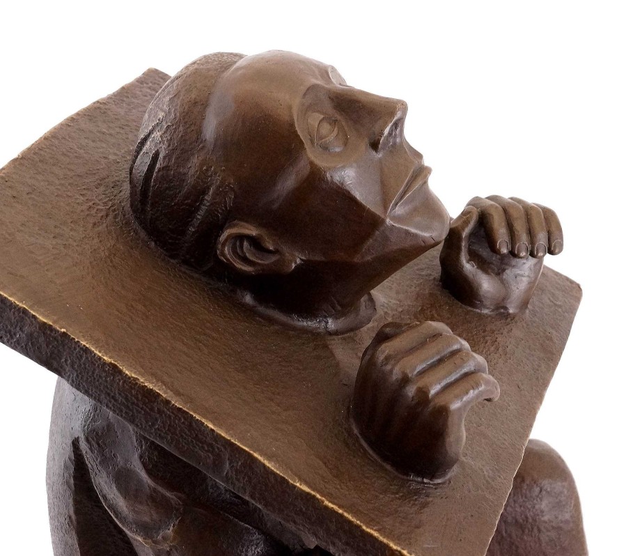 Ernst Barlach Man In Stocks (1918) - Ernst Barlach - Bronze Figure Contemporary Art