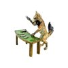 Franz Bergmann Vienna Bronze - Fox Figurine - Card Player - Hand-Painted - Stamped Erotic Nudes - Vienna Bronze