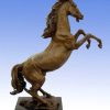 Miguel Fernando Lopez (Milo) Large Dynamic Bronze Sculpture - Wild Stallion - Signed Milo Garden Statues