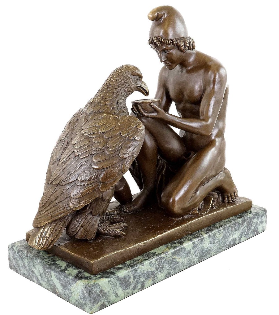 Bertel Thorvaldsen Ganymede - Watering Zeus' Eagle - B. Thorvaldsen Greek Statues