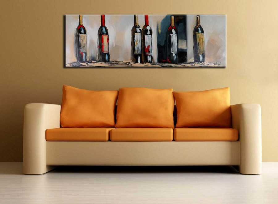 Martin Klein In Vino Veritas - Acrylic On Canvas - Martin Klein Acrylic Painting