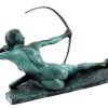 Kunst & Ambiente Art Deco Bronze Figure - Penthesilea - Marcel-Andre Bouraine Art Deco Figurines