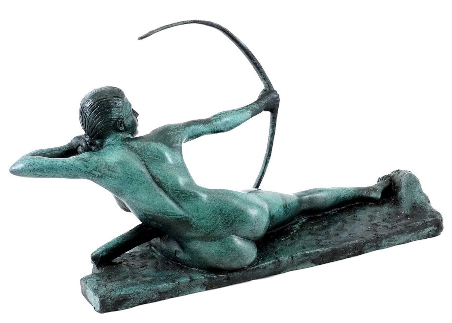 Kunst & Ambiente Art Deco Bronze Figure - Penthesilea - Marcel-Andre Bouraine Art Deco Figurines