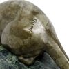 Alfred Stevens Sneaking Panther - Modern Animal Bronze - Sign. A. Stevens Animal Sculptures