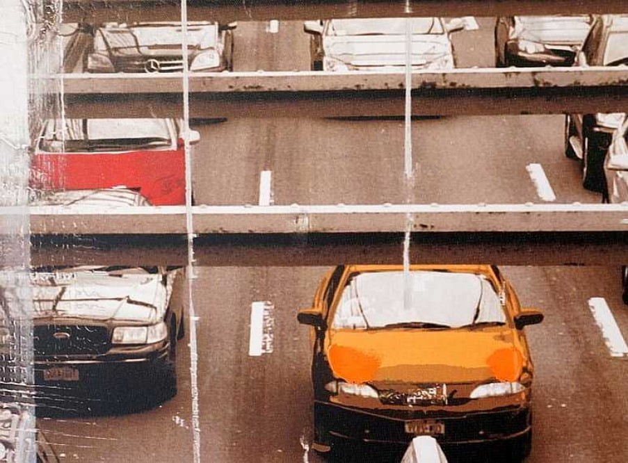 Martin Klein New York Traffic - Acrylic Oil Painting - Martin Klein Acrylic Painting