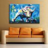 Kunst & Ambiente Bull Goes Wild - Abstract Bull - Acrylic Painting On Canvas Oil Painting