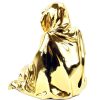 Martin Klein Limited Bronze Shelf Sitter - Ghost - Golden Shelf Sitter - Gold Contemporary Art