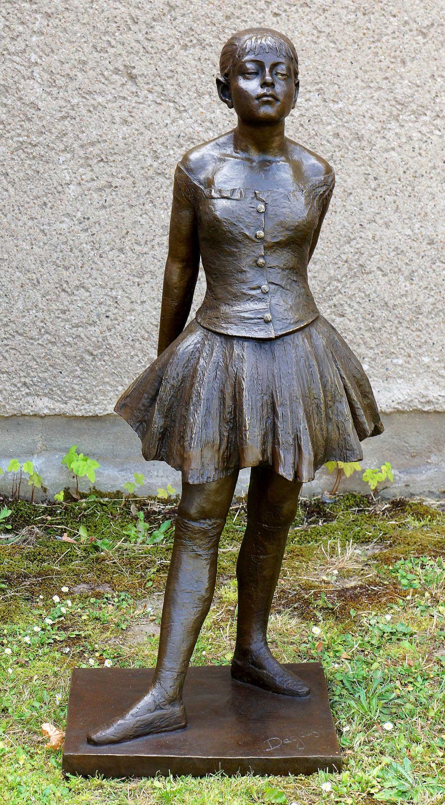 Edgar Degas Large Bronze - Little Dancer Of Fourteen Years - Signed Degas Contemporary Art