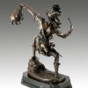 Carl Kauba Bronze Sculpture - Native American With Bear - From Carl Kauba Greek Statues