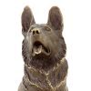 Miguel Fernando Lopez (Milo) German Shepherd Dog - Animal Figurine - Bronze Miniature - Signed Milo Animal Sculptures