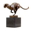 Miguel Fernando Lopez (Milo) Animal Sculpture - Cheetah - High-Grade Bronze - Sign. Milo Animal Sculptures