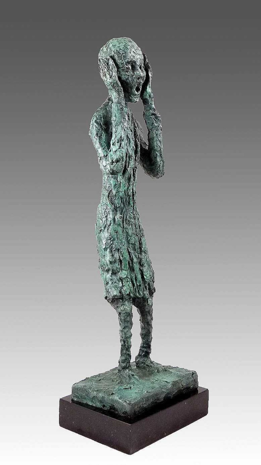 Edvard Munch Hommage To Edvard Munch - The Scream - Casted In Bronze Contemporary Art