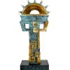 Martin Klein Limited Bronze Sculpture - Aztec Column - Signed Martin Klein Contemporary Art