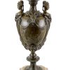 Kunst & Ambiente Vase On Marble Base - Real Bronze - Signed By Fammand Greek Statues