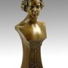 Kunst & Ambiente Ludwig Van Beethoven Bronze Bust Signed Art Nouveau Statues