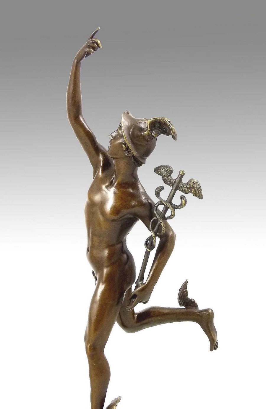 Kunst & Ambiente Hermes Bronze Statue - Giambologna- Greek Mythology Greek Statues