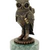 Martin Klein Steampunk Owl / Eagle Owl / Bird - Animal Figurine - Signed M. Klein Contemporary Art