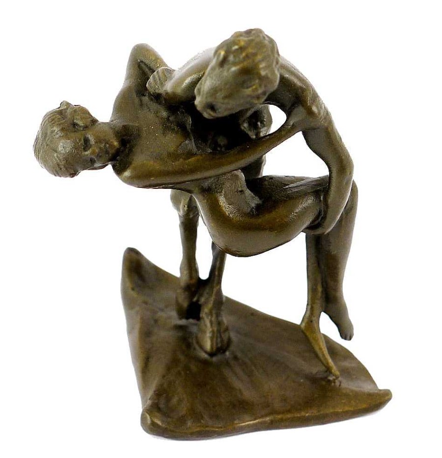 Franz Bergmann Vienna Bronze - Satyr Abducts A Virgin - With Bergmann Stamp Erotic Nudes - Vienna Bronze