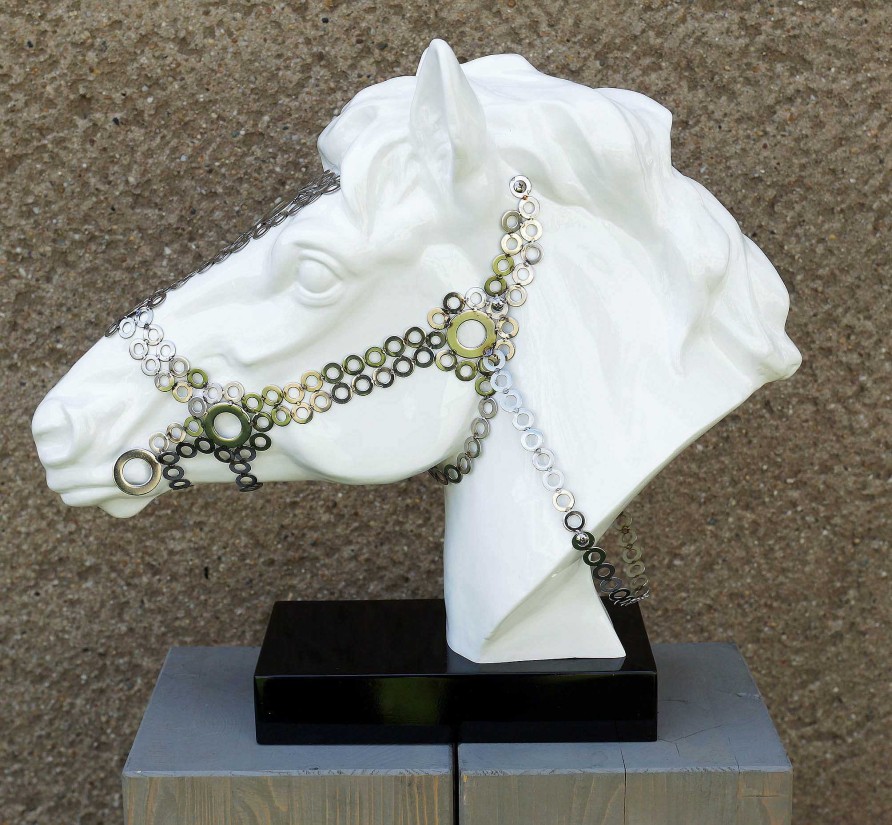 Martin Klein Stallion With Halter - Animal Figure - Fiberglass - Martin Klein Contemporary Art