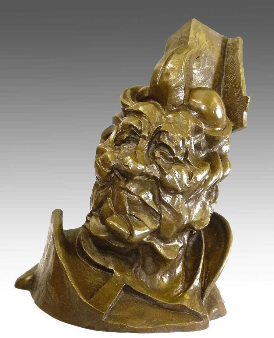 Umberto Boccioni Uncommon Umberto Boccioni Bronze Bust- Antigraceful, 1913 Contemporary Art