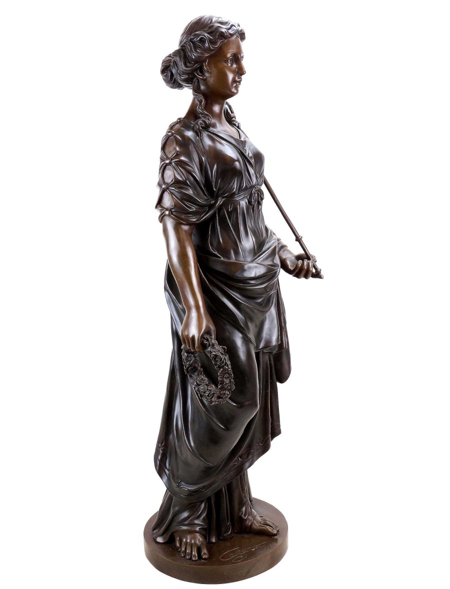 Kunst & Ambiente Large Greek Statue - Hygieia - Goddess Of Health - Mythology Sculpture For Sale Greek Statues