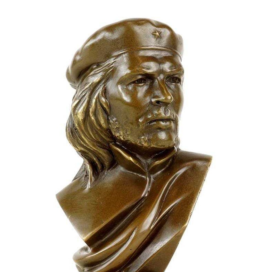 Kunst & Ambiente Che Guevara Bronze Bust - Revolutionary - Signed New Products