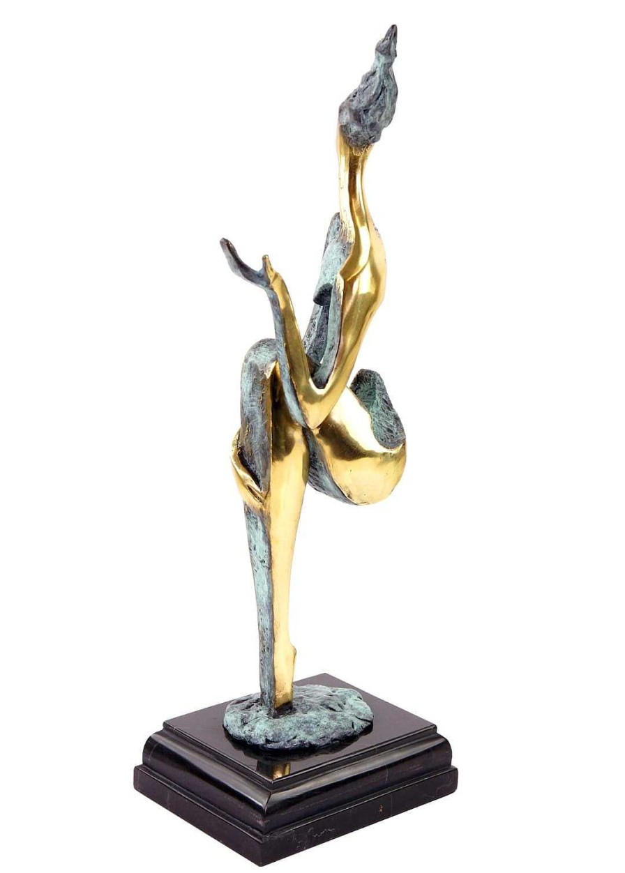 Kunst & Ambiente Abstract Bronze Nude - The Sitting One Ii - Signed M. Nick Erotic Nudes - Vienna Bronze