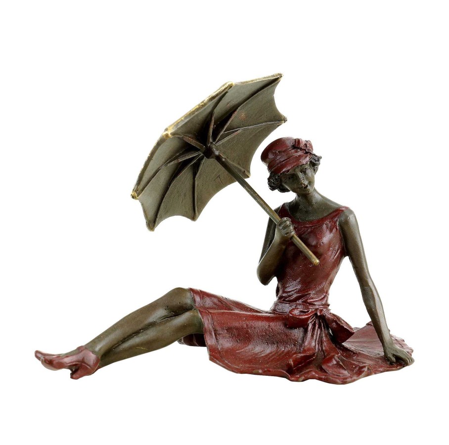 Franz Bergmann Erotic Vienna Bronze - Girl In The Sun - Girl Statue - Girl Sculpture For Sale Erotic Nudes - Vienna Bronze