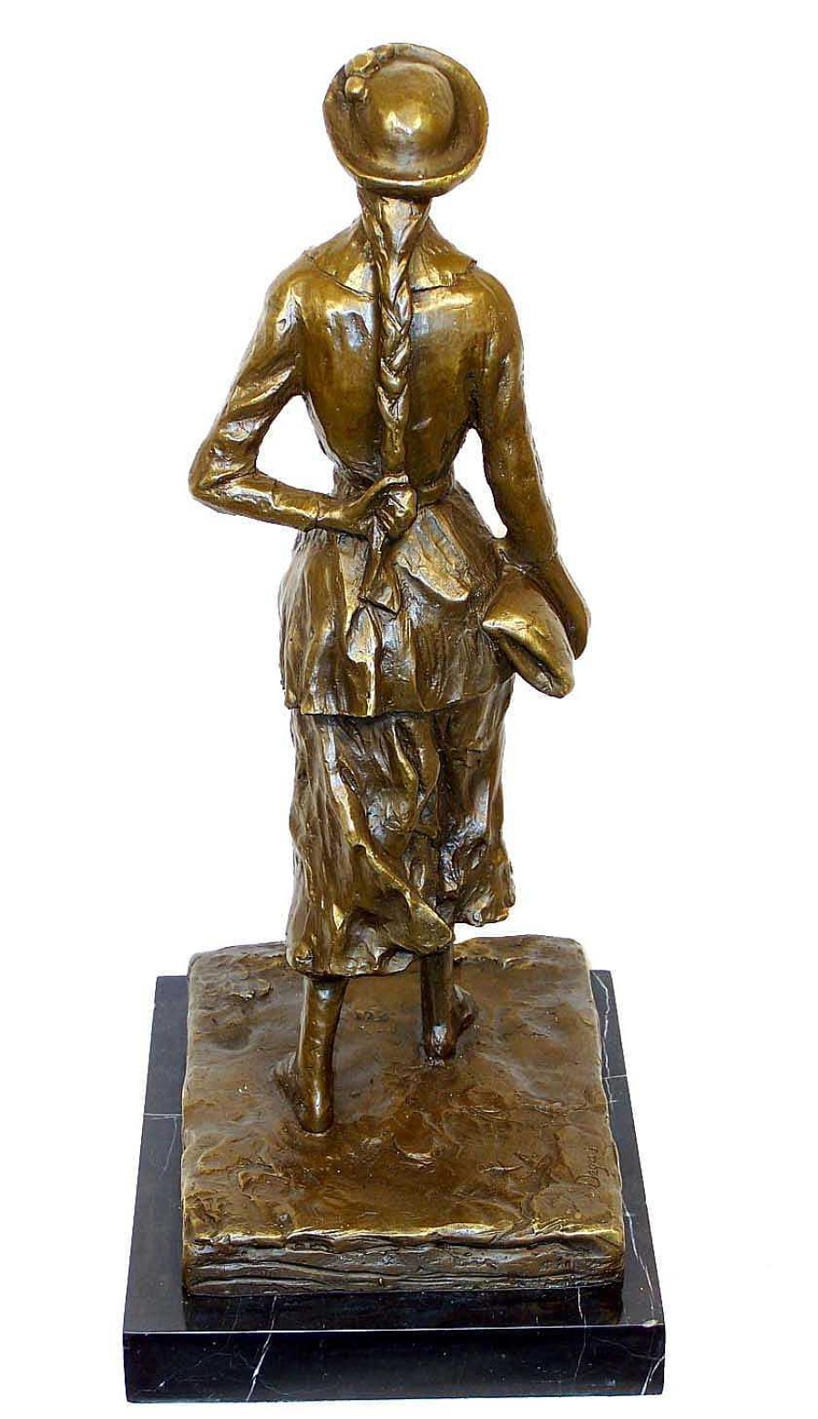 Edgar Degas Modern Art Bronze Sculpture - The Schoolgirl - Edgar Degas 1881 Contemporary Art