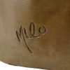 Miguel Fernando Lopez (Milo) Bronze Figure - Moai Head On Easter Island - Sign. Milo Contemporary Art