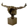 Miguel Fernando Lopez (Milo) Modern Bronze Figure - The Athlete - Signed Milo Contemporary Art