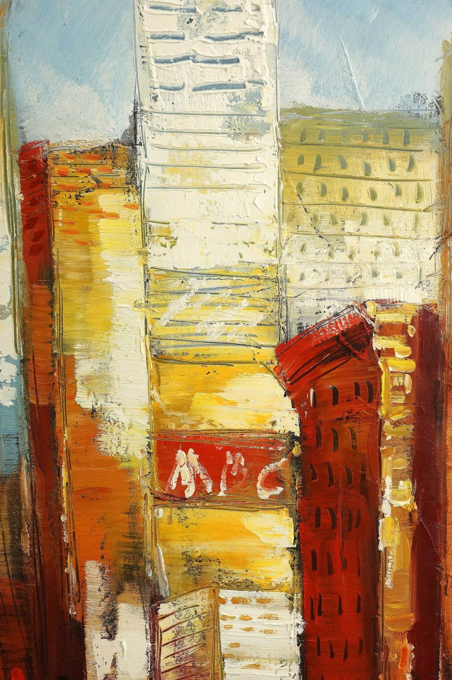 Martin Klein Oil Painting - Chrysler Building In New York - Martin Klein Acrylic Painting