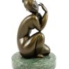 Amedeo Modigliani Modern Bronze Figure - Female Nude - Signed Amedeo Modigliani Contemporary Art