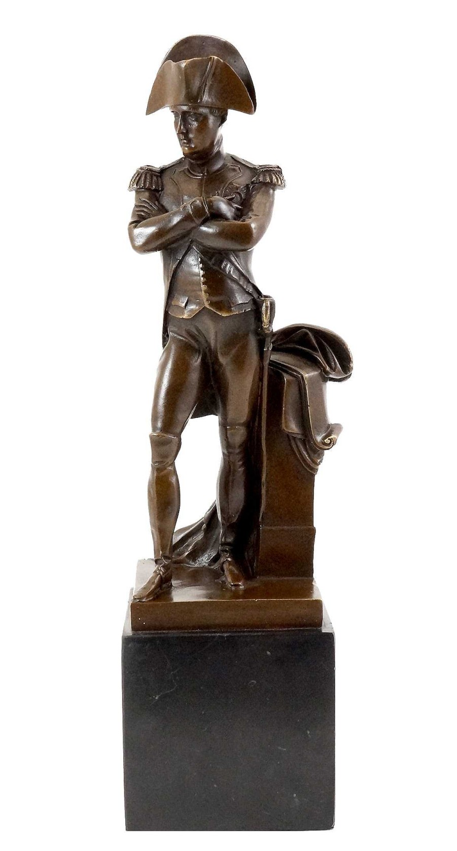 Miguel Fernando Lopez (Milo) Historic Bronze Figure - Napoleon Bonaparte - Sign. Milo Military Statues