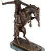 Frederic Remington The Bronco Buster - Bronze Figurine - Frederic Remington Statue Military Statues