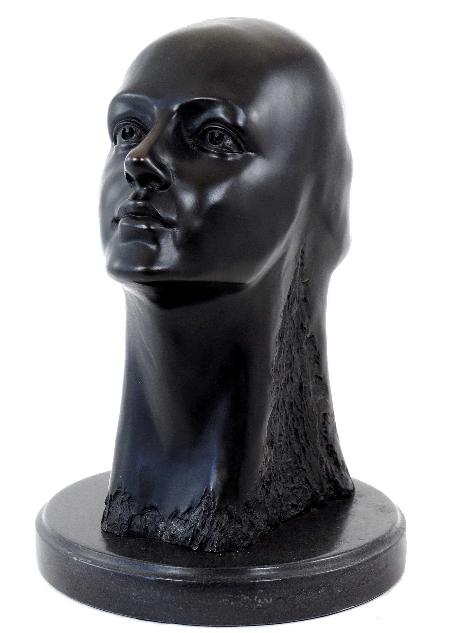 Martin Klein Contemporary Art Bronze Sculpture - Head Of Janus - Martin Klein Contemporary Art